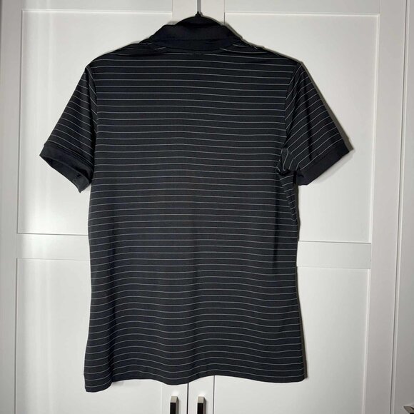 Nike Golf Women Polo Short sleeve Stripe Black Medium - Picture 7 of 7